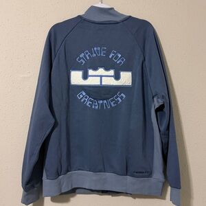 NIKE LEBRON JAMES STANDARD ISSUE THERMA-FIT JACKET XL New With Tags Blue Mens